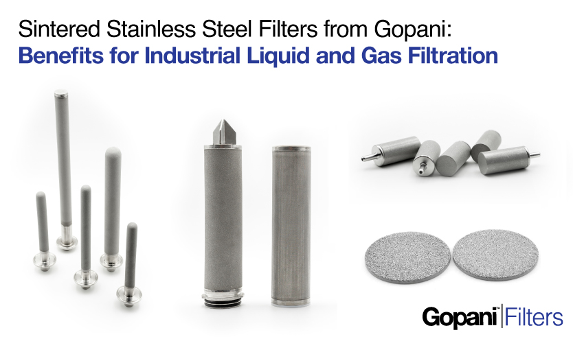 Sintered stainless steel filters