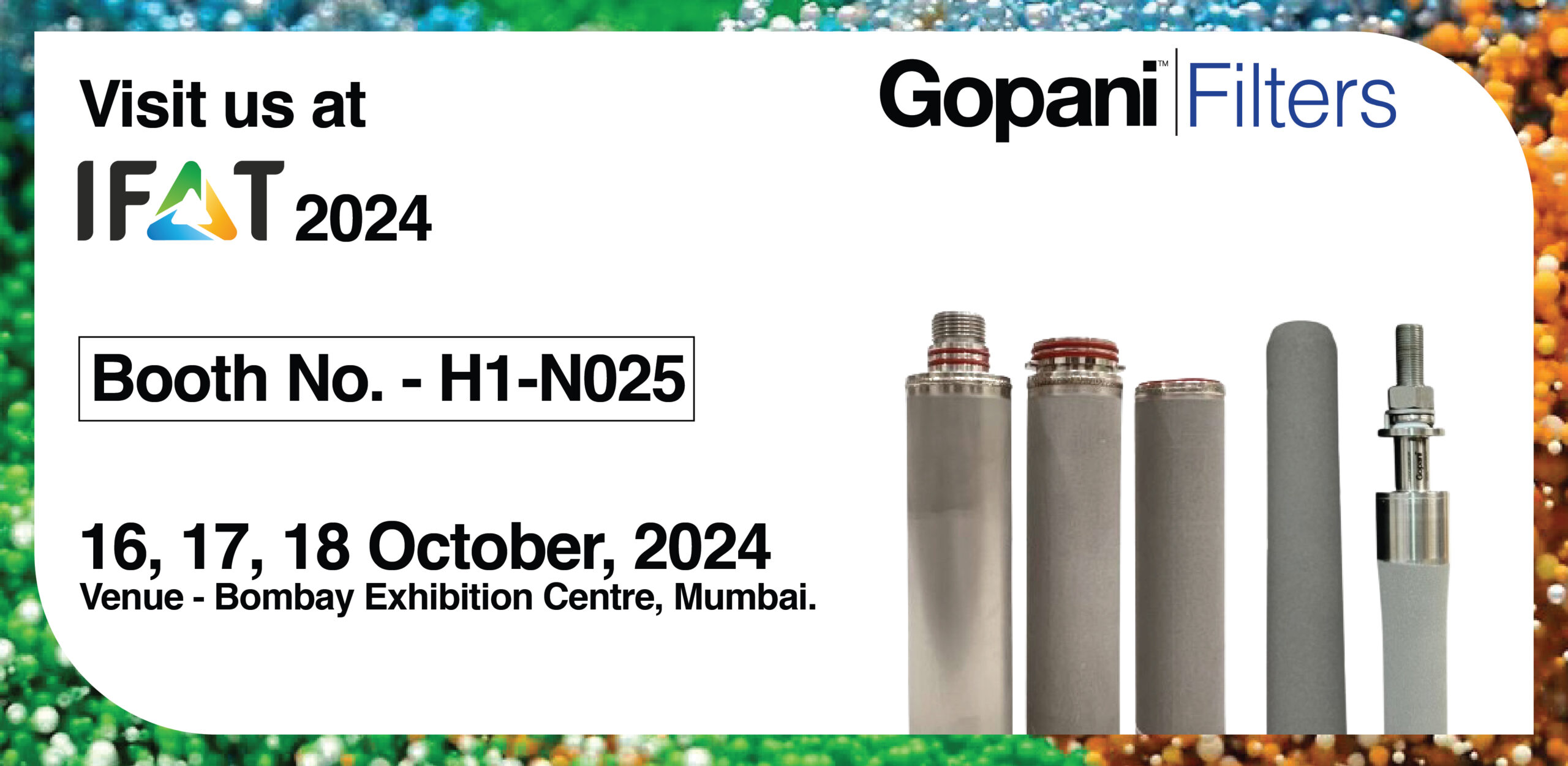 Gopani at IFAT Mumbai 2024: Discover Sintered Filtration Solutions